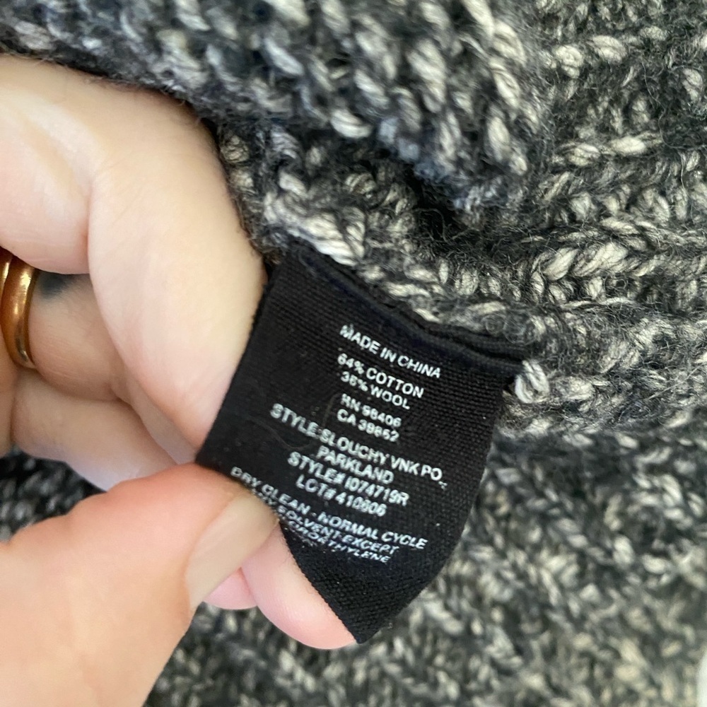 Theory Parkland Slouchy Cotton & Wool Sweater - Picture 6 of 7